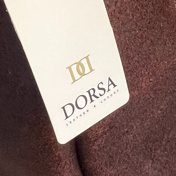 DORSA Leather & Luxury Brown Crossbody Messenger Bag NEW NWT - Picture 12 of 16